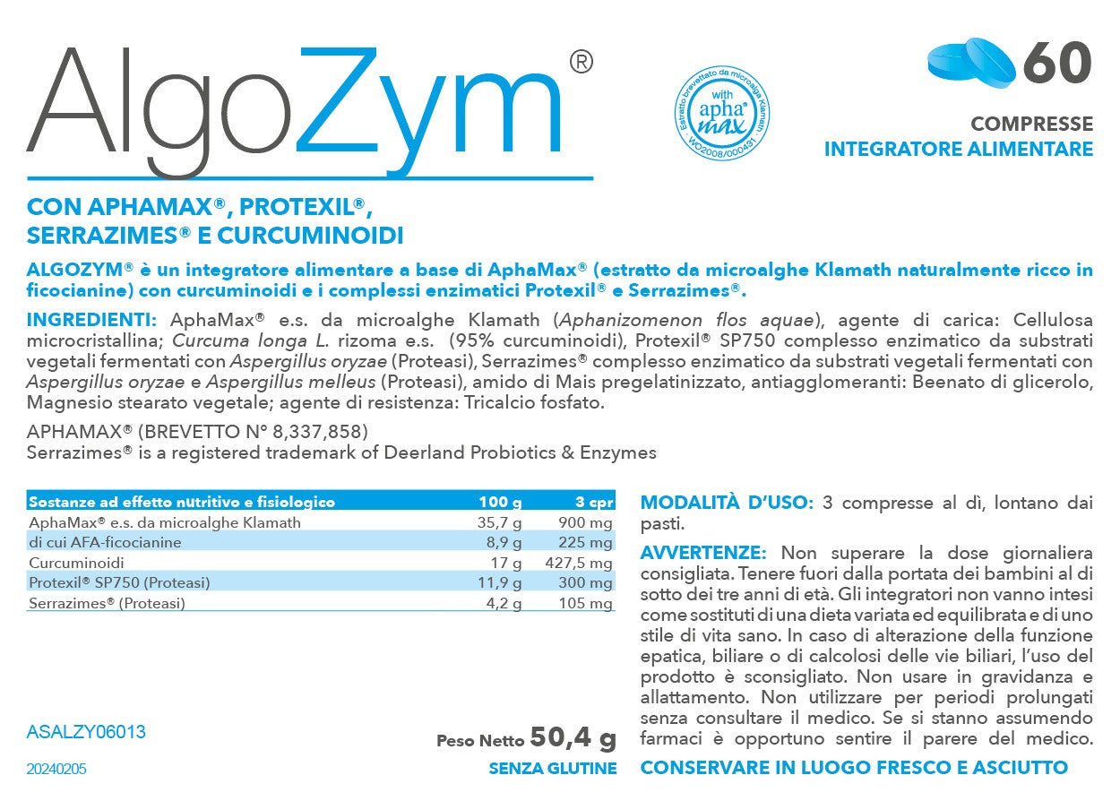 etichetta algozym antinfiammatorio naturale