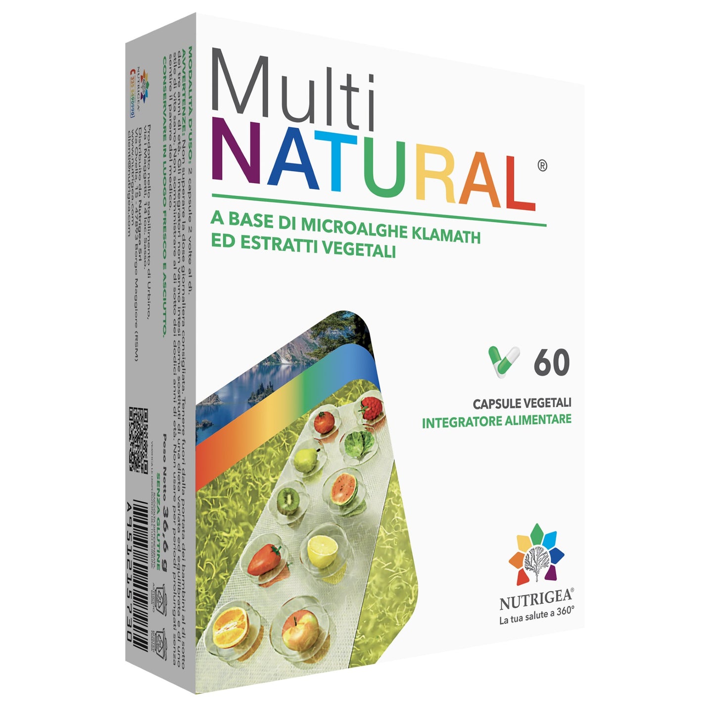 Multivitaminico naturale Multinatural in capsule