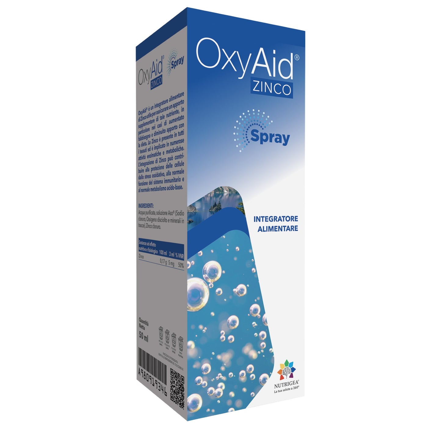 Oxyaid integratore di ossigeno spray